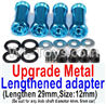 JJRC Q46 Upgrade Metal Lengthed adapter(4 set)-Lengthen 29mm,JJRC Q46 Parts,jjrc q46 speedrunner Parts,JJRC Q46 1/12 Parts